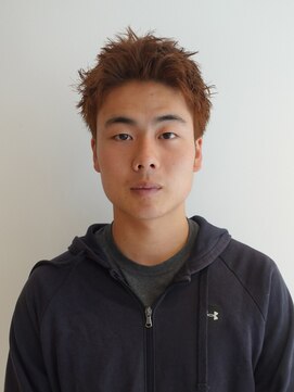 Folklore【フォークロア】翠町支店　《髪質改善サロン》 メンズショートオレンジブラウン