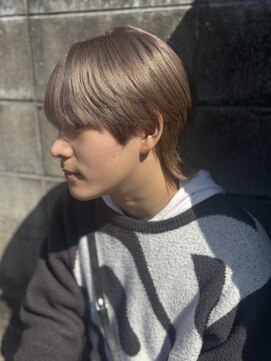 クロム(CHROM) ブリーチ2回で作るホワイトミルクティー