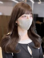フォンズ(FONS)&nbsp;上品韓国ヘアラベンダーグレージュ