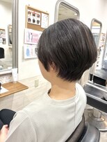 ヘアアンドメイク 心座(hair&make)&nbsp;大人美シルエットショートボブ