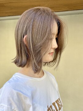 オーリーエトワ 御器所(oorry.etwa) 【OORRY.etwa】ブリーチなしダブル×ミルクティーカラー