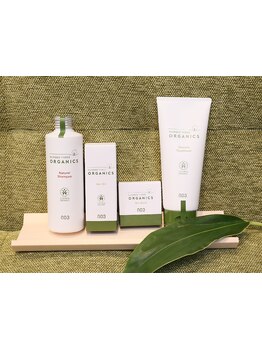 完全オーガニックシャンプー・トリートメント・スパにてご案内♪【COSMOS ORGANIC】認証取得！