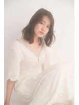 ソワン ドゥ ブレス 立花店(soin de brace) ナチュラル可愛いゆるウェーブボブディ/ココアベージュ