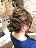 ヘアセット   セミロング