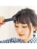 【10:30予約不可】カット＋ポイントストレート＋選べるTr 　￥9000～￥11500