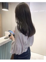 ローレンジウ(LOREN JU)&nbsp;透明感髪質改善ベージュダブルカラーミルクティーグレージュ
