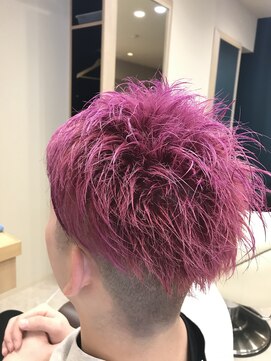 ヘアサロンアンドヘアメイクディー(hair salon hair make D) 大人♯ピンキー♯カラー♯フェードカット・学割・メンズカット