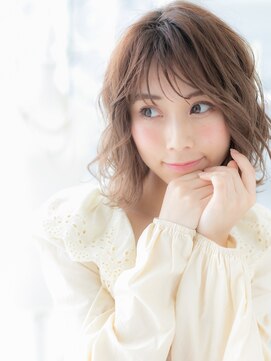 モッズヘア 越谷(mod's hair) ハイライト外国人風くびれカールこなれヘアa越谷20代30代40代