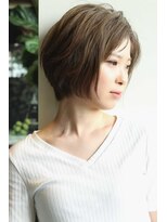 バルス(BLS)&nbsp;くびれボブ！小顔ショート！オリーブからーでエアリーに！