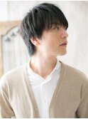 ≪mod's men≫黒髪マッシュウルフで爽やかさUP!束感ヘアe