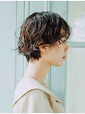 ショートボブ×パーマ[船橋/船橋駅]
