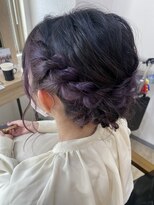 エンリー(ENlee)&nbsp;【川瀬莉穂】ロープ編み×パーティーヘア