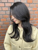 ネイビー(Navy)&nbsp;韓国前髪