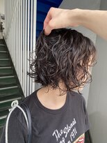 ソーコ 渋谷(SOCO) プードルパーマスパイラルパーマボブパーマ前下がりボブウルフ