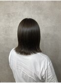 艶カラー　オリーブブラウン