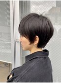 20代30代大人ショートボブx小顔カット丸みショート