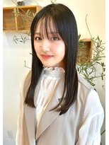 リバプール(LIVERPOOL)&nbsp;【LIVERPOOL】髪質改善縮毛矯正ネオメテオストレートセミロング