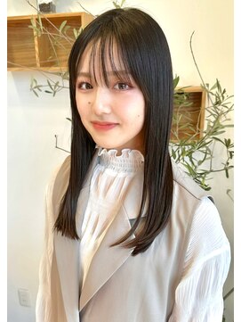 リバプール(LIVERPOOL) 【LIVERPOOL】髪質改善縮毛矯正ネオメテオストレートセミロング