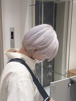 ロンドシェリ 仙台(Lond Cheri) ホワイトラベンダー ショートボブ 韓国 髪質改善