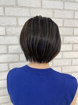 アッシュ 稲田堤店(Ash) ナチュラルハイライト×ショートボブ