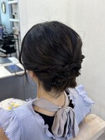 トッカ ヘアアンドトリートメント 難波店 オーソドックスシニヨンスタイル