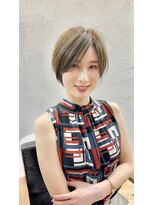 エゴイスト(EGOIS&) 大人美人ショート【脱白髪染め/ハイライトカラー】