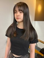 ヌープヘアーアイス(NUUP.hair ici)&nbsp;大人美人艶カラーベージュ小顔カット透明感レイヤーロング