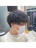 【つぼい限定クーポン】メンズカット＋極上筋膜スパ5分＋眉カット