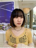 さらっとまとまるシンプルボブ/簡単スタイリング