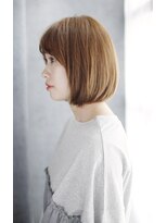 シュシュット(chouchoute) ミニウルフホワイトグレージュデジタルパーマチェリーブラウン75