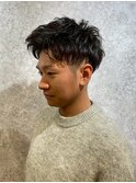 サーフカール/スパイキーショート/ブルーブラック/本八幡