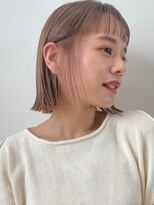 ノイカーム(noi Calm)&nbsp;髪質改善トリートメントミルクティーベージュカラーくびれヘア