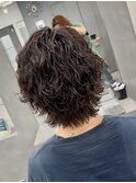 サーフカール波巻きウルフウルフパーマツイストスパイラル