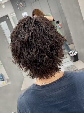 オーバルバイアピッシュ(OVARL by apish) サーフカール波巻きウルフウルフパーマツイストスパイラル