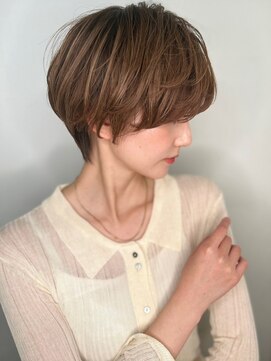 モッズヘア 越谷(mod's hair) 細めハイライト小顔丸みボブショートウルフp1越谷20代30代40代