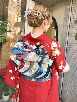 モナリザ(Monalisa)の写真/【阪急六甲5分】振袖/訪問着/袴対応可◎経験豊富な*専属の着付け師*にお任せで納得の仕上がりに♪