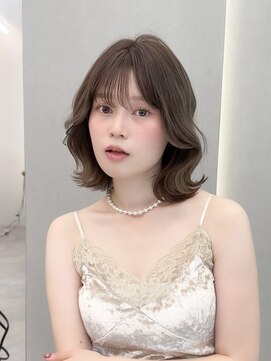 ロンドリゼル 札幌(Lond RiseL) ◯ オリーブグレー/韓国/レイヤーカット/髪質改善/縮毛矯正/札幌