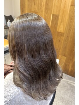 ソル(SOL by INFINI) ブリーチなしWカラーグレージュ