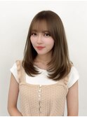 くびれレイヤー/顔まわりカット/レイヤーカット/小顔ヘア