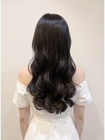 アミー 銀座(Ammy)&nbsp;#コテ巻き風パーマ #パーマロング#なみまきパー