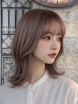 インデペンデンス(independence) 【四条烏丸】透明感ピンクラベンダー×ミディアムレイヤー