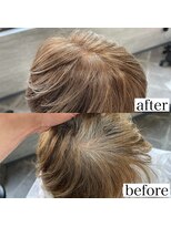 モルト 麻生(molt) 【before after】白髪ぼかし