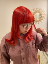 チャプター 問屋町(chapter)&nbsp;髪質改善レッドオレンジケアブリーチダブルカラー韓国ヘア