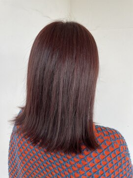 カロンヘア(Kalon hair) ワンカラーで出来る明るめのオレンジブラウン