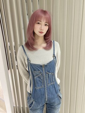 ラキング ギンザ トウキョウ(LAKING GINZA) イメチェン/ピンクベージュ/アンブレラカラー/前髪/銀座