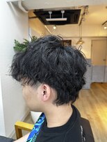アーサス バイ ヘッドライト 本八幡店(ursus by HEADLIGHT)&nbsp;襟足伸ばしかけマッシュウルフパーマ