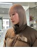 ブリーチリタッチ＋オンカラー＋カット＋高保湿(BYKARTE)トリートメント