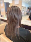艶感続くナチュラルブラウンレイヤー