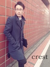 メンズエリアクレスト(Men's area crest) ツーブロック#ショート#73分け#crest