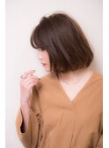 上品なワンカールボブ